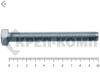 Болт полная резьба, цинк DIN933 14х100 пр.5,8 (17,4кг/139)