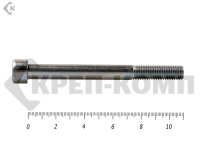 Винт с внутренним шестигранником,цинк DIN912 10х110 МОСКРЕП (2шт)